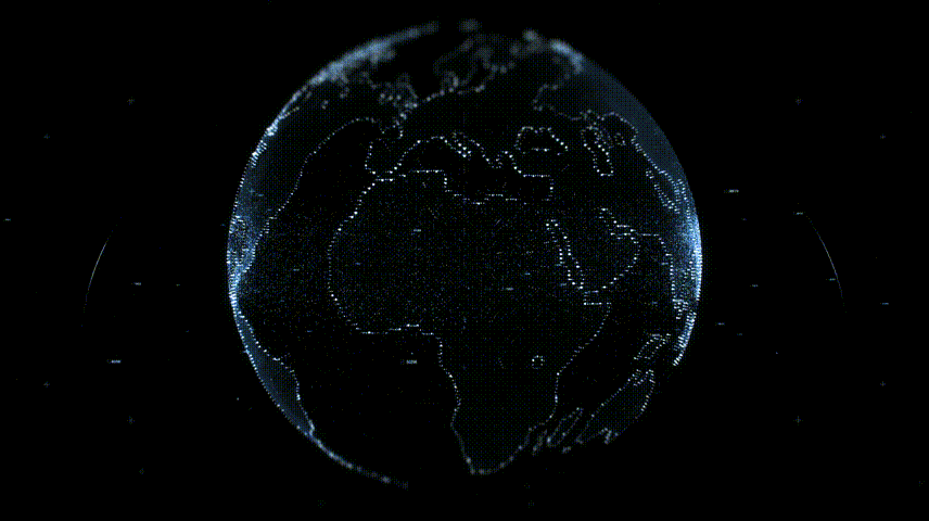Animated globe background